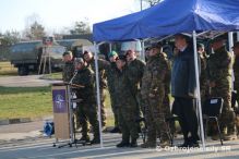 Veliteľ pozemných síl privítal v CV Lešť predstaviteľov slovinských ozbrojených síl