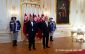 Čestná stráž OS SR prítomná na slávnostnom akte skladania sľubu na Bratislavskom hrade