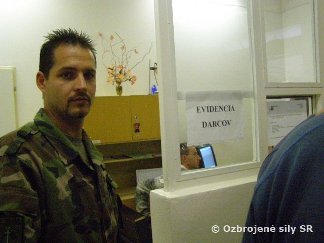 Ženijný prápor PS Sereď opäť na darovaní krvi.