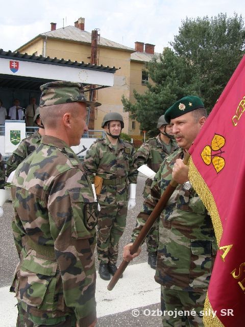 Zmena velenia 22.mechanizovaného práporu Michalovce