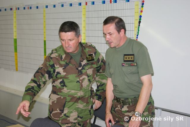 Štábny nácvik k spracovaniu plánu prípravy pozemných síl na ďalší výcvikový rok