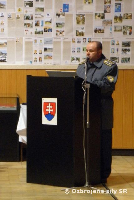 Slávnostný nástup zk Sliač k 18. výročiu vzniku SR