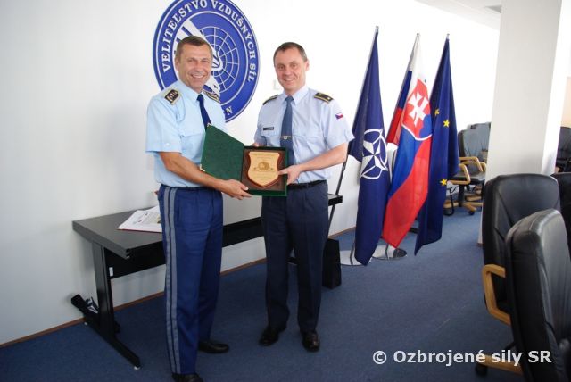 Veliteľ vzdušných síl AČR  na oficiálnej návšteve vo Zvolene