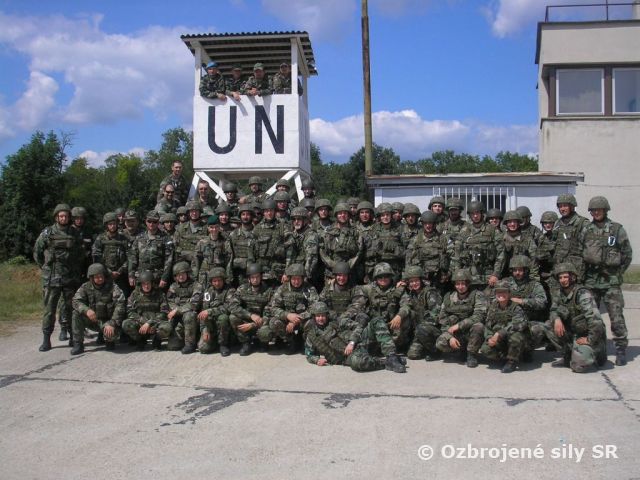 Ukončenie výcviku personálu UNFICYP Cyprus, rotácia september 2011