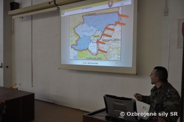 Dvojdňový samostatný štábny nácvik FORT PRIBINA 2012