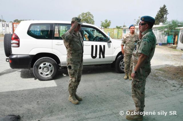Inšpekčný tím OS SR na kontrole v Sektore 4 UNFICYP