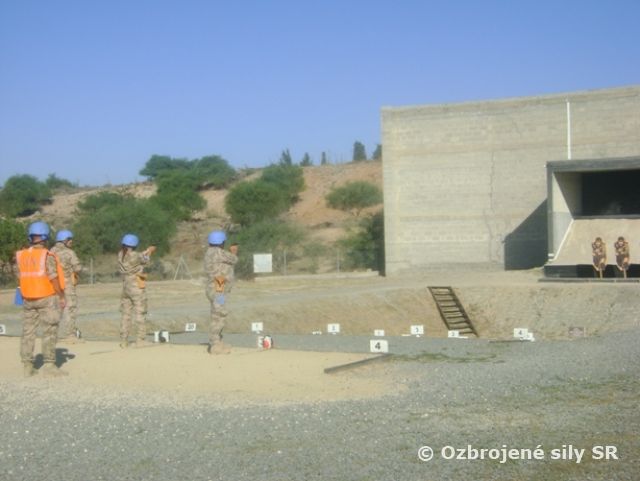Streľby z ručných zbraní príslušníkov Slovcon UNFICYP 