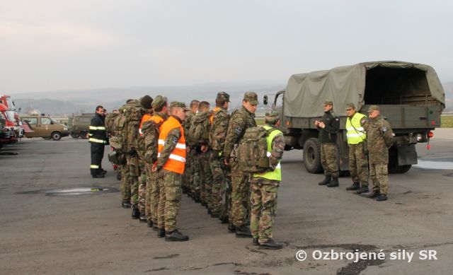 Pozemná pátracia a záchranná služba zmiešaného krídla zasahovala