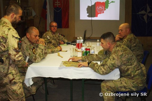Pracovné stretnutie s veliteľom Task Force Duke.