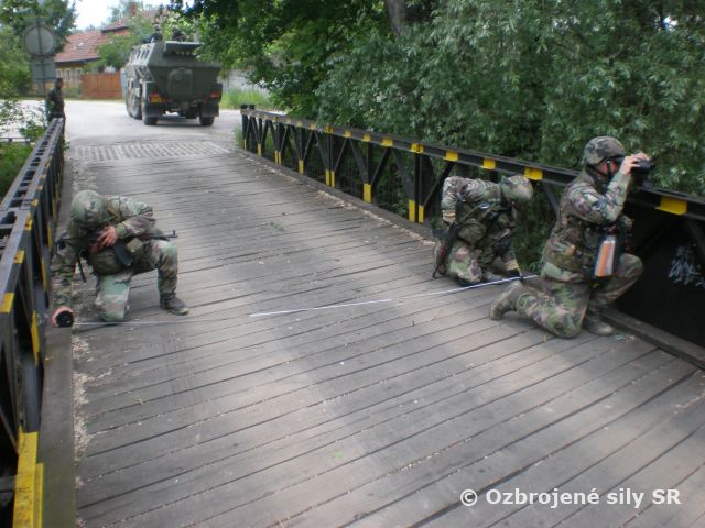 Odborné taktické cvičenie ženistov Prázdny dom 2014