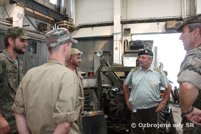 Pracovná návšteva náčelníka Generálneho štábu OS SR v posádke Sereď