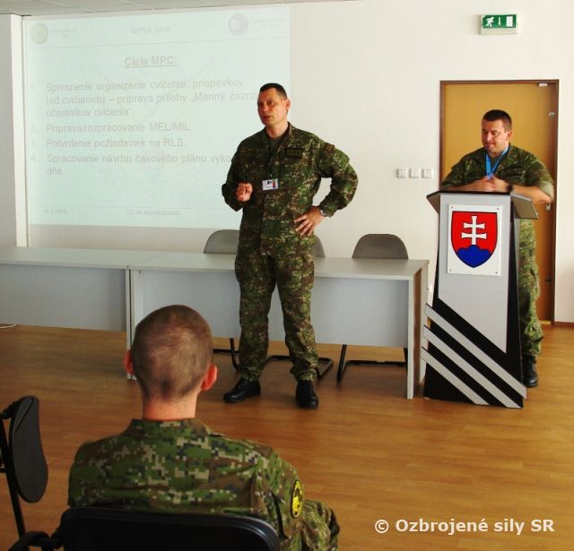 Hlavná plánovacia konferencia k cvičeniu MOVA 2016