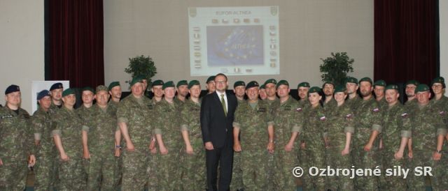 Poradová prehliadka pred vyslaním a slávnostná rozlúčka 