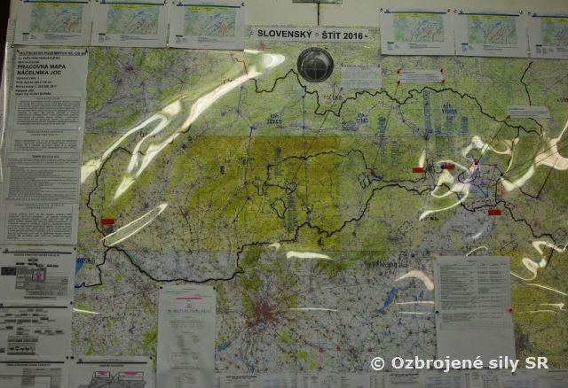 Slovenský štít 2016 – Spoločné operačné zoskupenie cvičí riadenie obrany Slovenska 