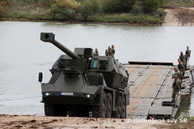 BVP, tanky, BRDM i Zuzany prekonali vodnú prekážku