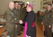 Návšteva Mons. Františka Rábeka na riaditeľstve Vojenskej polície