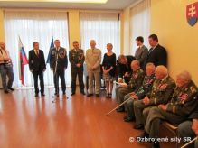 Vojnoví veteráni si v Prahe prevzali ocenenia ministra obrany SR