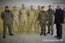 Policajné zabezpečenie slávnostného ceremoniálu rozlúčky s jednotkou odchádzajúcou do operácie UNFICYP 