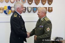 Generálporučík Macko prijal pridelenca obrany Čiernej Hory