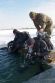 Vojenskí potápači zo Serede plnili úlohy pod ľadom 7