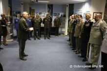 Náčelník generálneho štábu sa rozlúčil s vojenskými diplomatmi a slovenskými vojakmi v misiách