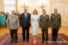 Laureáti Vojenského činu roka 2018 v prezidentskom paláci