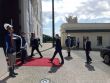Čestná stráž OS SR privítala predsedu Senátu Parlamentu ČR