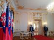 Čestná stráž OS SR privítala predsedu Senátu Parlamentu ČR
