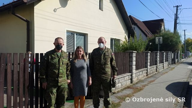 Príspevok príslušníkov výcvikovej jednotky vojenských misií Základne výcviku a mobilizačného doplňovania Martin v boji proti COVID-19
