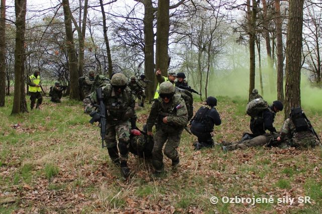 Príslušníci vzdušných síl na špeciálnom zdravotníckom kurze v Českej republike