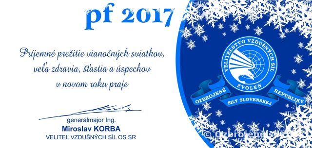 Vážení príslušníci vzdušných síl, milí kolegovia,