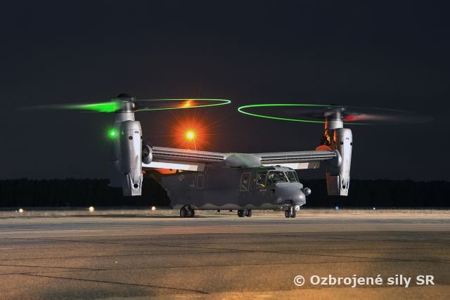 Výcvik príslušníkov 7. letky špeciálnych operácií USAFE na území SR