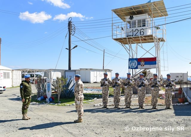 Návšteva hlavného vojenského veliteľa UNFICYP v Sektore 4