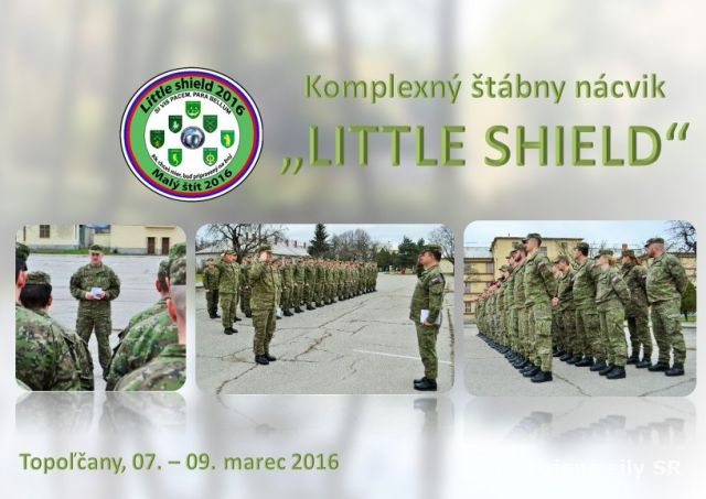 Ďalšia zo sérií výcvikových aktivít s názvom „LITTLE SHIELD 2016“ splnená