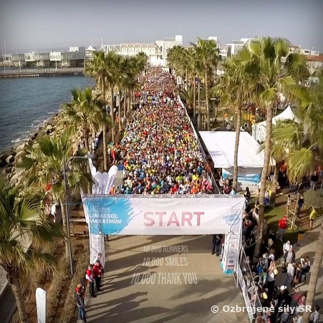 Skvelá reprezentácia slovenských vojakov na maratóne v Limassole 