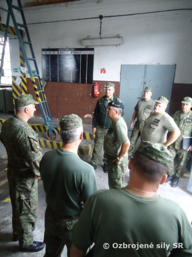 Návšteva náčelníka generálneho štábu v Topoľčanoch