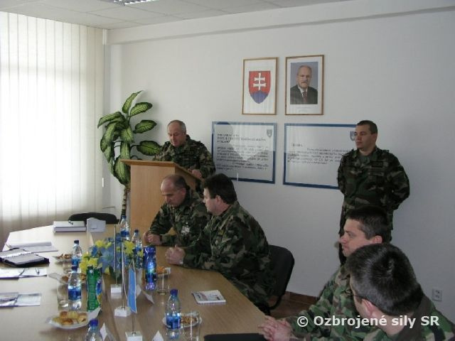 Návšteva veliteľa CAOC 2 v plrb Nitra