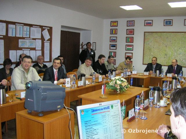 Návšteva ministra obrany a členov kolégia MOSR