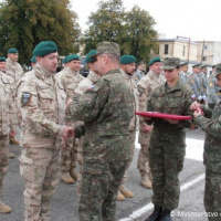 Minister obrany M.Glváč ocenil v Trebišove vojakov po návrate z operácie ISAF v Afganistane