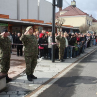 Slávnostné privítanie jednotiek ISAF v Michalovciach
