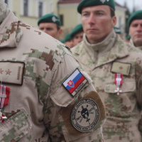 Slávnostné privítanie jednotiek ISAF v Michalovciach