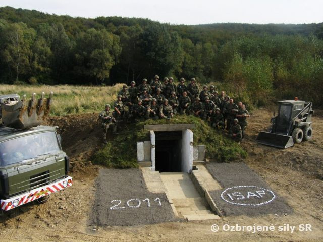 Príprava multifunkčnej ženijnej roty  pre operáciu ISAF- Afganistan