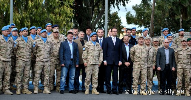 Minister obrany SR M.Glváč: Vojakom na Cypre sme priniesli aspoň "trošku domova"