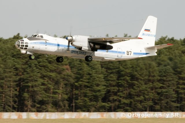 Open Sky - tranzitný let Ruskej federácie