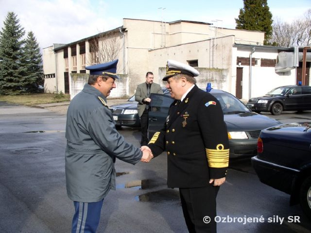 Náčelník Generálneho štábu Ozbrojených síl Rumunska na LZ Sliač