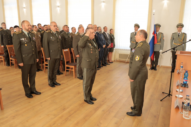 Generálmajor Tibor Králik prevzal funkciu veliteľa Spoločného operačného veliteľstva OS SR