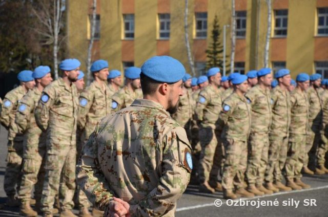Rozlúčka s vojakmi odchádzajúcimi plniť úlohy do operácie UNFICYP