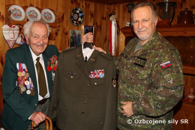 Poďakovanie vojnovému veteránovi