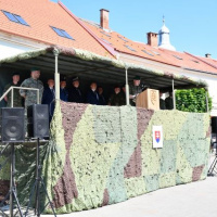 Slávnostný nástup pri príležitosti vyslania do operácie Predsunutá prítomnosť Lotyšsko