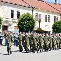 Slávnostný nástup pri príležitosti vyslania do operácie Predsunutá prítomnosť Lotyšsko